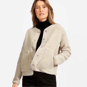 Everlane Beige Fleece Teddy Liner Size XXS